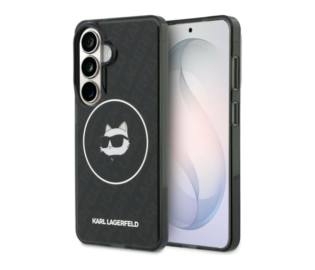 Karl Lagerfeld Etui Repeated Choupette MagSafe do Galaxy S26 czarny - 1522728 - zdjęcie